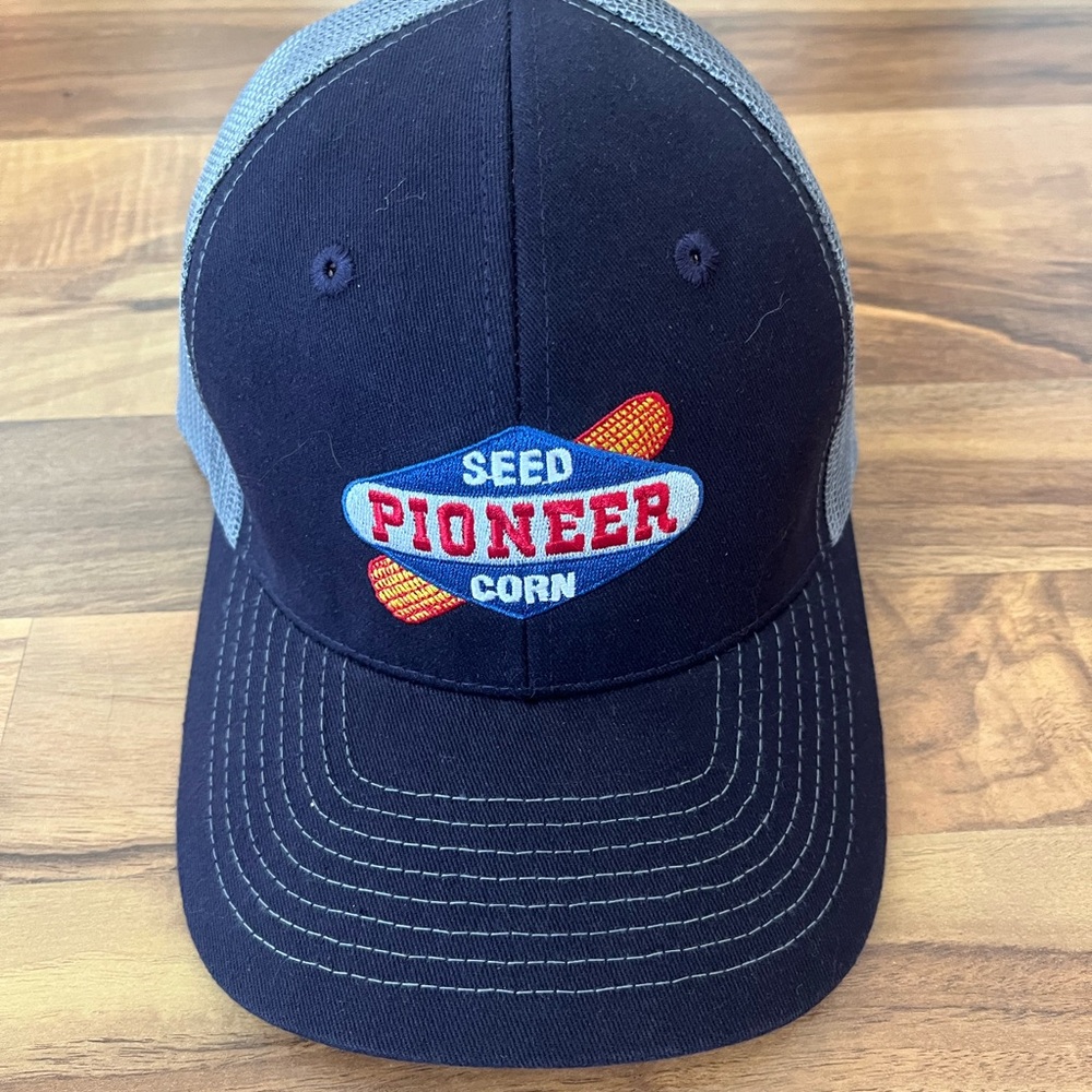 Pioneer Seed Corn Blue Trucker Hat
